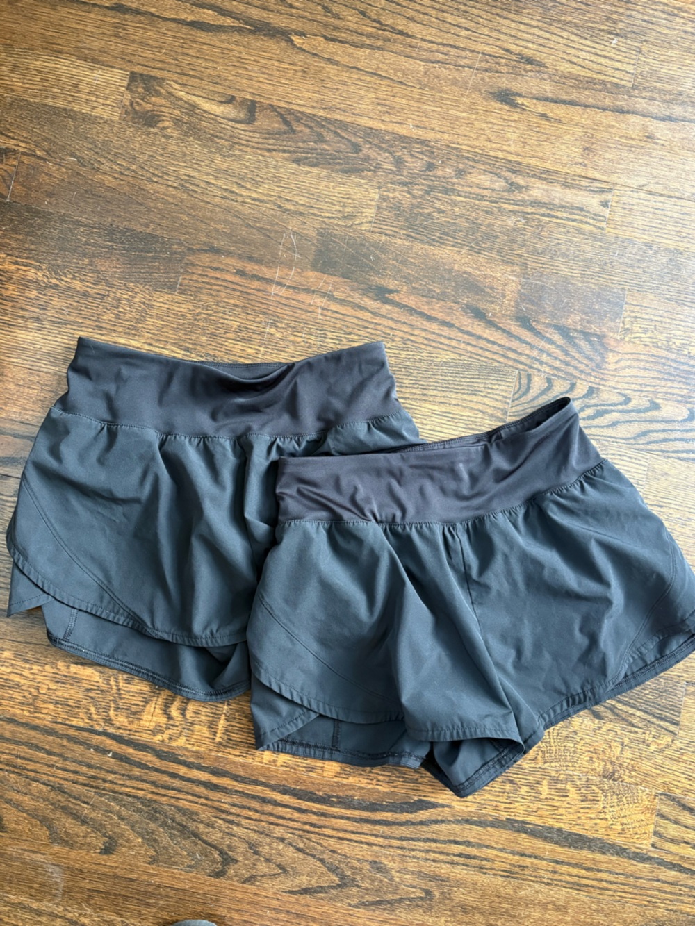 Avia Black Athletic Running Shorts - Set of 2